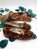 FRIULANE CAVALLINO LEOPARDO SINTETICO CON INTERNO STAMPA CERVI