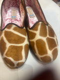 FRIULANE CAVALLINO GIRAFFA BEIGE SINTETICO CON INTERNO STAMPA CERVI