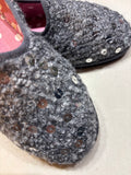 FRIULANE BOUCLE’ GRIGIO CON PAILLETTES