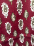PIGIAMA SETA FANTASIA CORTO STAMPA  CACHEMIRE FIORITO BORDEAUX