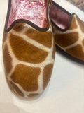 FRIULANE CAVALLINO GIRAFFA BEIGE SINTETICO CON INTERNO STAMPA CERVI