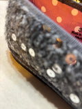 FRIULANE BOUCLE’ GRIGIO CON PAILLETTES