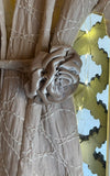 KIMONO COTONE DESERTO RICAMATO A MANO