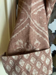 KIMONO COTONE BEIGE ROSE’ STAMPATO BICOLORE