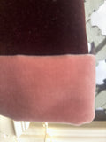 KIMONO VELLUTO COTONE CIOCCOLATO