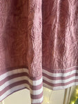 GONNA COTONE RICAMATO ROSA