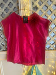 CAMICIA SHANTUNG SETA FUXIA