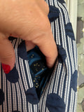 GONNA CON FALDONI POIS BLU