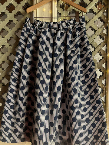 GONNA CON FALDONI POIS BLU