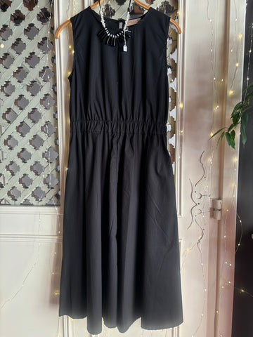 VESTITO COTONE NERO