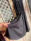 VESTITO COTONE NERO