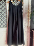 VESTITO SCAMICIATO COTONE NERO