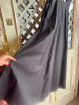 VESTITO SCAMICIATO COTONE NERO