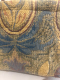 BORSA LIZ DAMASCATO AZZURRO ORO