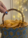 BORSA LIZ JACQUARD ESAGONALE