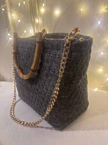 BORSA LIZ ROMBO TRAPUNTATO