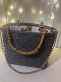 BORSA LIZ ROMBO TRAPUNTATO