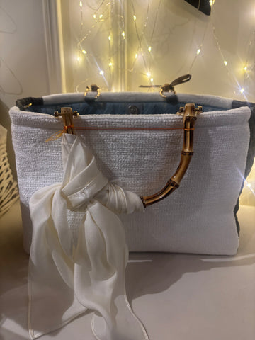 BORSA AUDREY BICOLOR TRAPUNTA