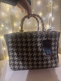 BORSA AUDREY PIED DE POULE