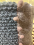 BORSA AUDREY LANA BOUCLE' BICOLOR GRIGIO