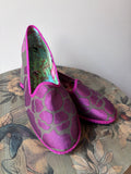 FRIULANE VELLUTO DAMASCATO FUCSIA