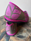 FRIULANE VELLUTO DAMASCATO FUCSIA