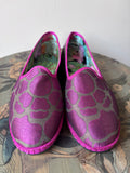 FRIULANE VELLUTO DAMASCATO FUCSIA