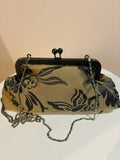 POCHETTE CLIC CLAC SETA DAMASCATA JACQUARD