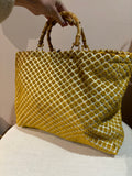 BORSA GRACE VELLUTO BROCCATO ORO