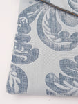 POCHETTE VELLUTO DAMASCATO AZZURRO