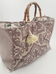 BORSA GRACE TESSUTO BROCCATO CON INTERNO TOILE DE JOUY