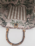 BORSA GRACE TESSUTO BROCCATO CON INTERNO TOILE DE JOUY