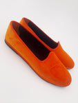 FRIULANE VELLUTO ARANCIONE CON GROS-GRAIN ARANCIONE