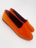 FRIULANE VELLUTO ARANCIONE CON GROS-GRAIN ARANCIONE