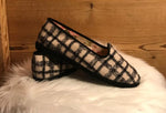 FRIULANE CHECKED BURRO/NERO ELEGANCE - VERSOGIOVE