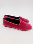 FRIULANE VELLUTO FUXIA CON GROS-GRAIN FUXIA