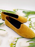 FRIULANE VELLUTO GIALLO CON GROS-GRAIN GIALLO