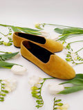 FRIULANE VELLUTO GIALLO CON GROS-GRAIN GIALLO